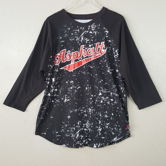Asphalt Yacht Club Raglan T-Shirt XL - Picture 1 of 8